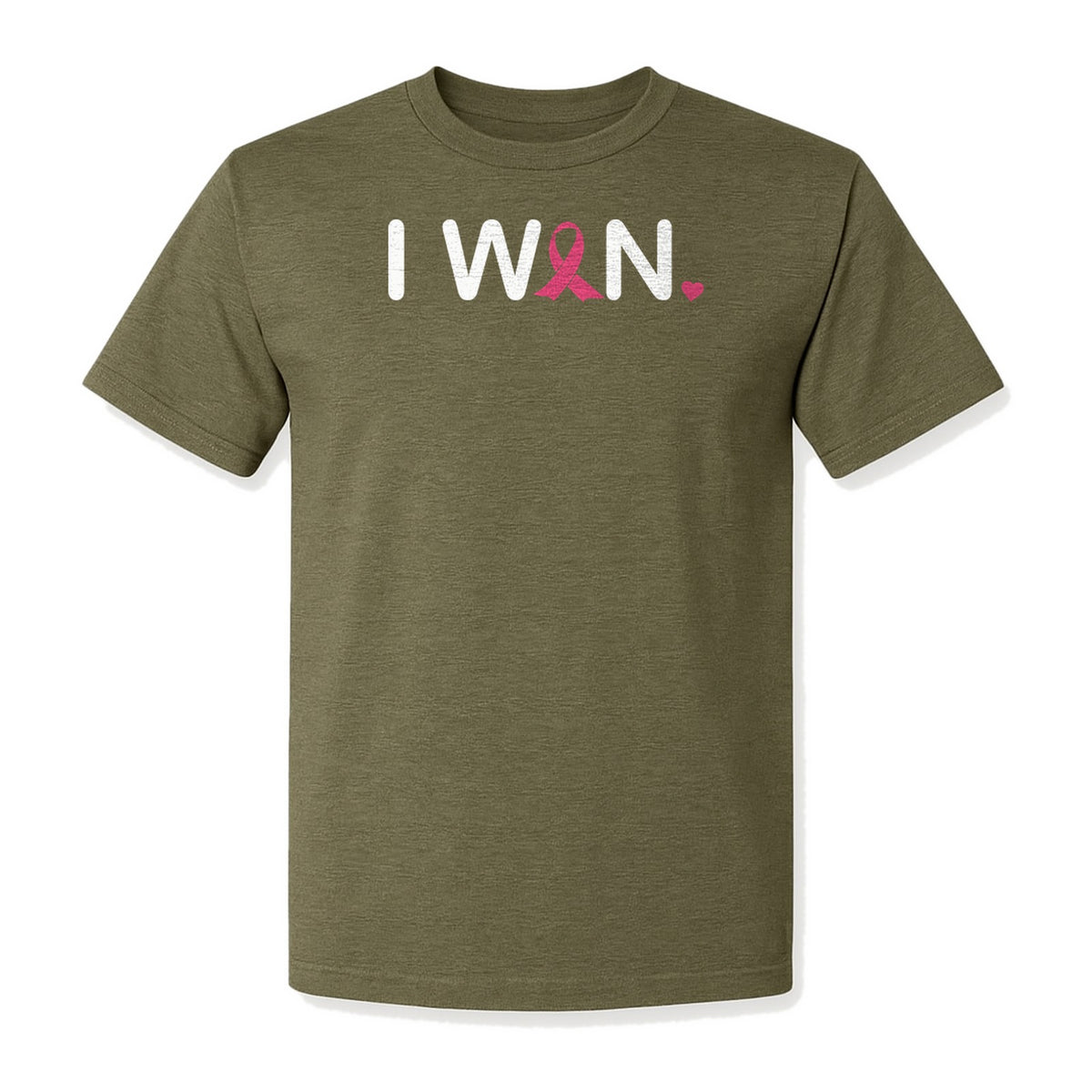 Breast Cancer Survivor T-Shirt, I Won Pink Ribbon Awareness Design for Strength and Support