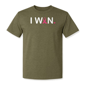 Breast Cancer Survivor T-Shirt, I Won Pink Ribbon Awareness Design for Strength and Support
