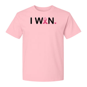 Breast Cancer Survivor T-Shirt, I Won Pink Ribbon Awareness Design for Strength and Support
