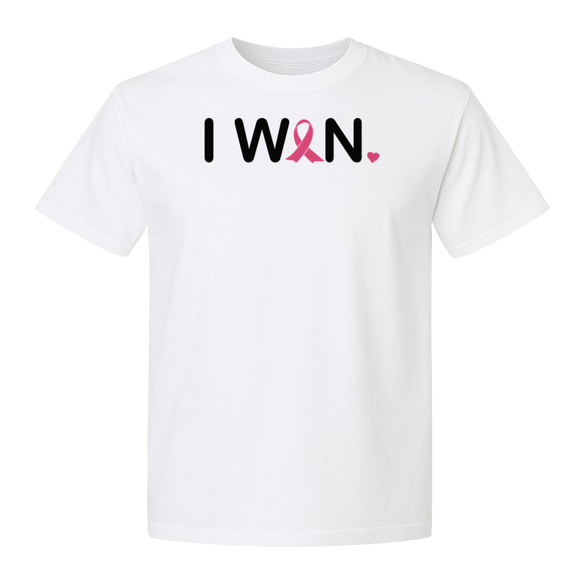 Breast Cancer Survivor T-Shirt, I Won Pink Ribbon Awareness Design for Strength and Support