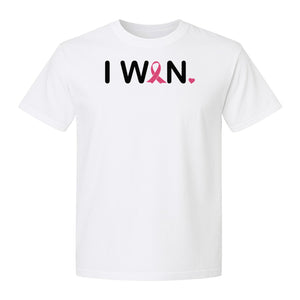 Breast Cancer Survivor T-Shirt, I Won Pink Ribbon Awareness Design for Strength and Support