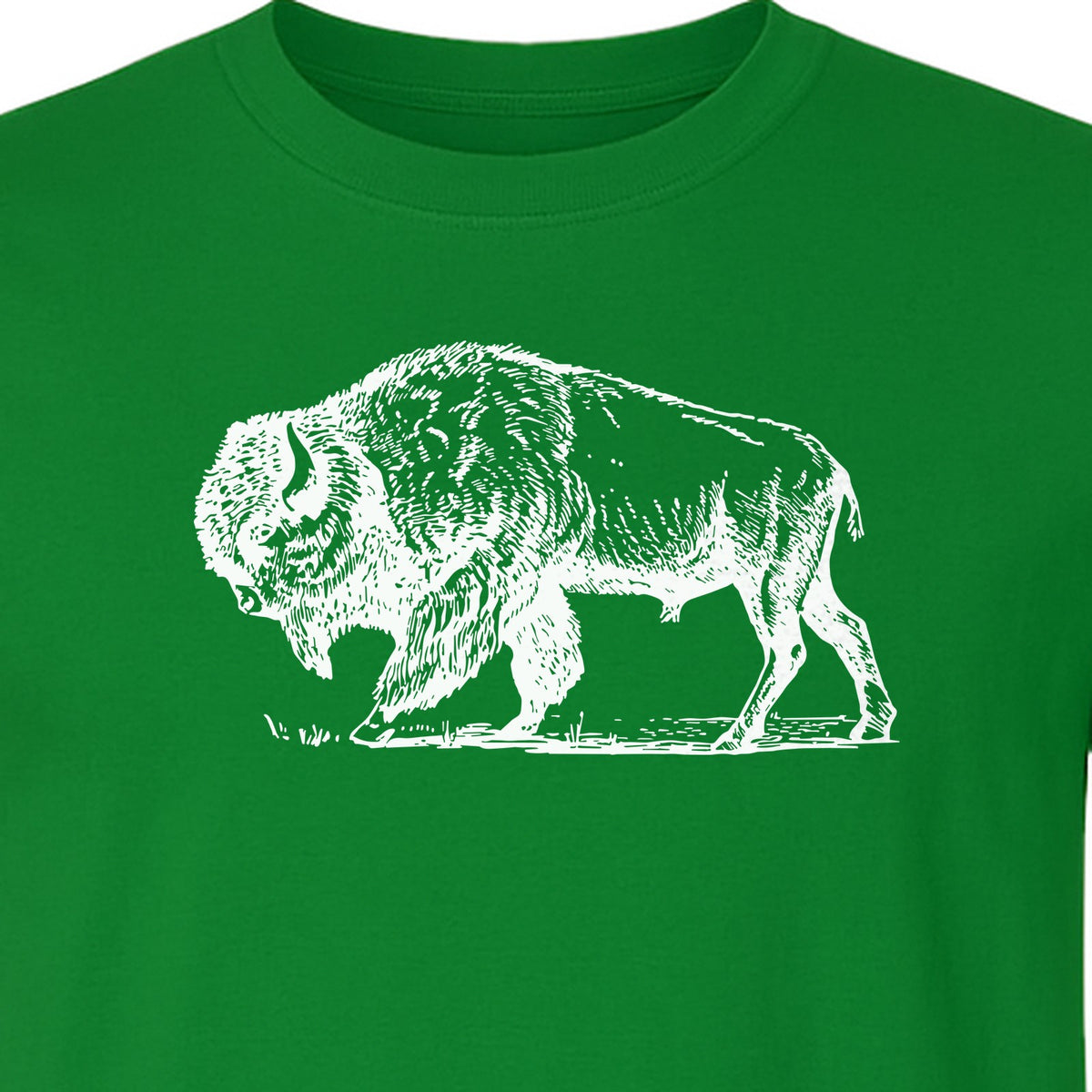 Bison T-Shirt, Vintage American Buffalo Sketch Graphic for Wildlife and Nature Lovers