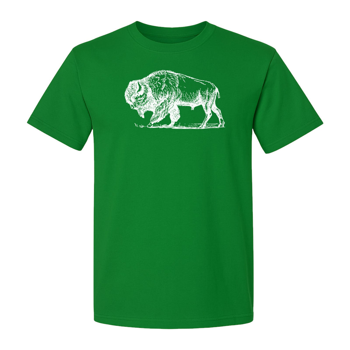 Bison T-Shirt, Vintage American Buffalo Sketch Graphic for Wildlife and Nature Lovers