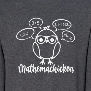 Math Teacher Sweatshirt, Funny Mathemachicken Design for Educators and Number Lovers