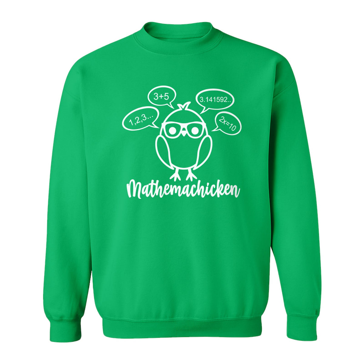 Math Teacher Sweatshirt, Funny Mathemachicken Design for Educators and Number Lovers