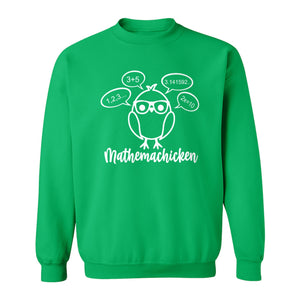Math Teacher Sweatshirt, Funny Mathemachicken Design for Educators and Number Lovers
