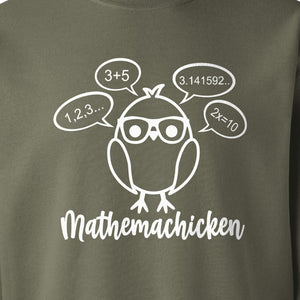 Math Teacher Sweatshirt, Funny Mathemachicken Design for Educators and Number Lovers