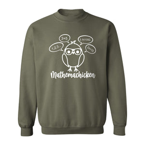 Math Teacher Sweatshirt, Funny Mathemachicken Design for Educators and Number Lovers
