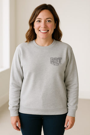 RBT Sweatshirt, Registered Behavior Therapist Pocket Design Crewneck for Therapy Professionals