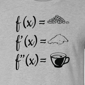 Math Teacher T-Shirt, Coffee Derivative Equation Design for Calculus Educators and STEM Nerds