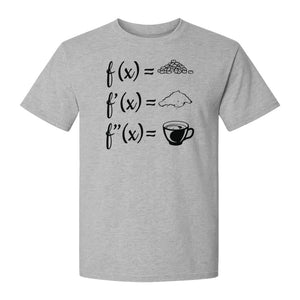 Math Teacher T-Shirt, Coffee Derivative Equation Design for Calculus Educators and STEM Nerds