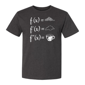 Math Teacher T-Shirt, Coffee Derivative Equation Design for Calculus Educators and STEM Nerds