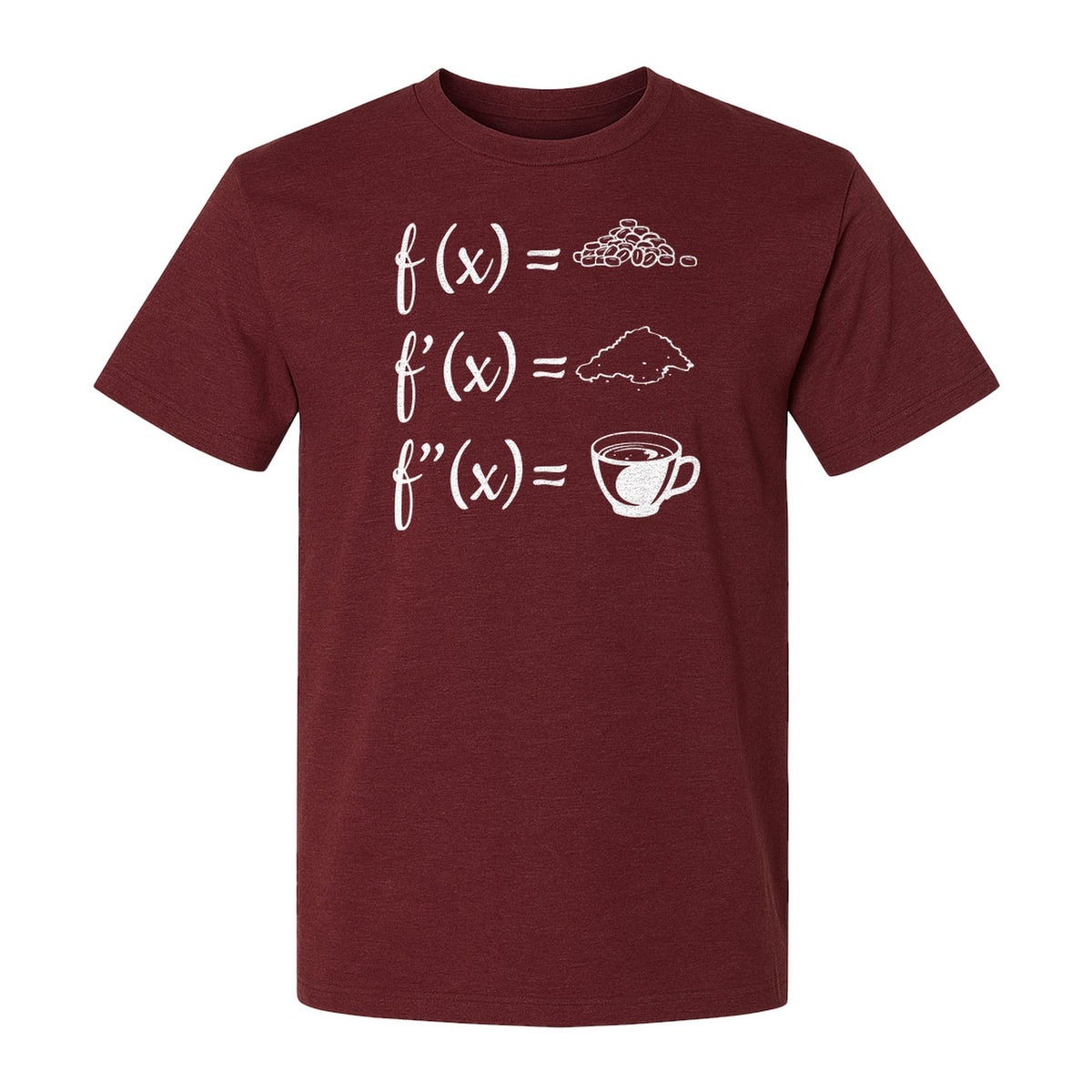 Math Teacher T-Shirt, Coffee Derivative Equation Design for Calculus Educators and STEM Nerds