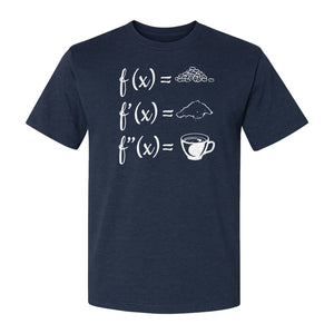 Math Teacher T-Shirt, Coffee Derivative Equation Design for Calculus Educators and STEM Nerds