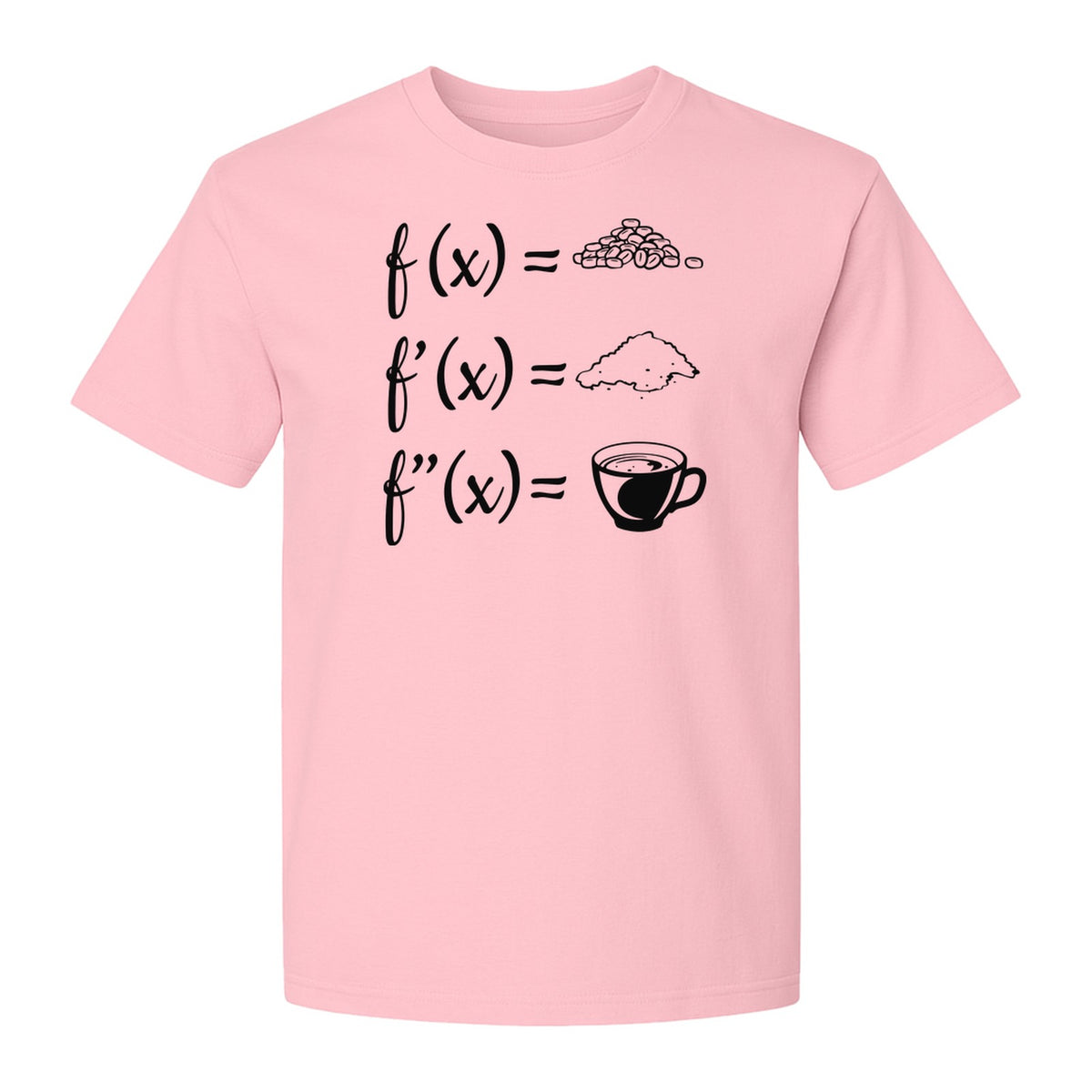 Math Teacher T-Shirt, Coffee Derivative Equation Design for Calculus Educators and STEM Nerds