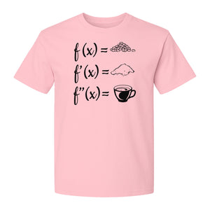 Math Teacher T-Shirt, Coffee Derivative Equation Design for Calculus Educators and STEM Nerds