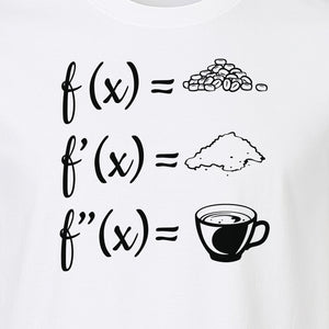 Math Teacher T-Shirt, Coffee Derivative Equation Design for Calculus Educators and STEM Nerds