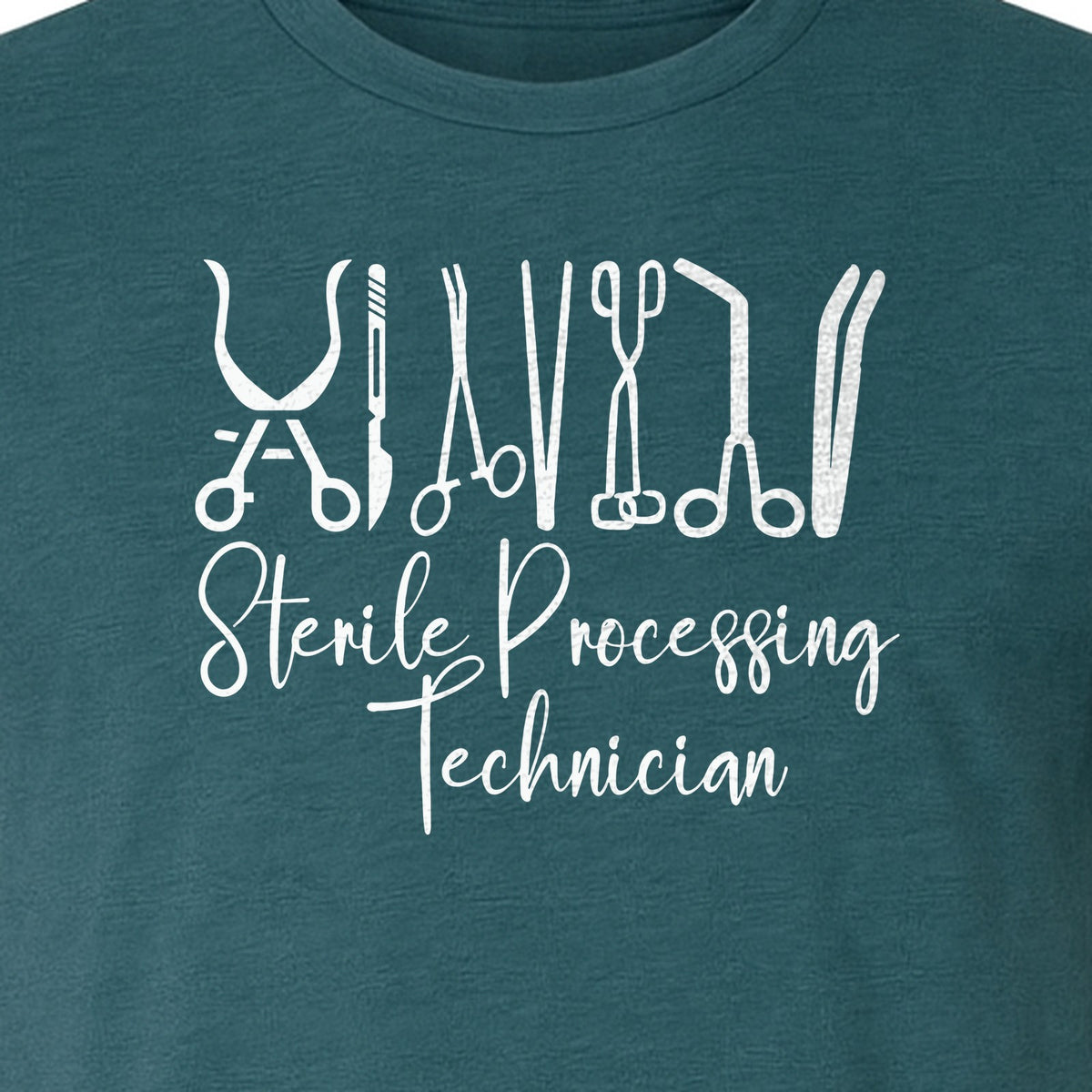 Sterile Processing Technician T-Shirt, Surgical Instrument Front Print for Medical Professionals