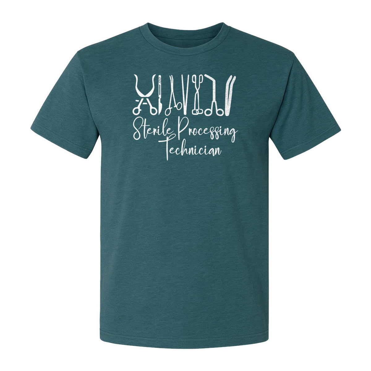 Sterile Processing Technician T-Shirt, Surgical Instrument Front Print for Medical Professionals