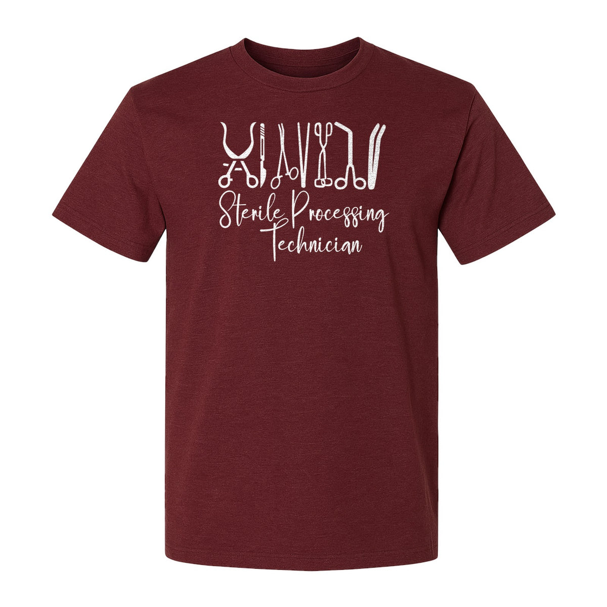 Sterile Processing Technician T-Shirt, Surgical Instrument Front Print for Medical Professionals