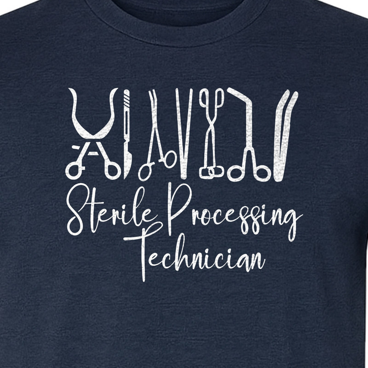 Sterile Processing Technician T-Shirt, Surgical Instrument Front Print for Medical Professionals