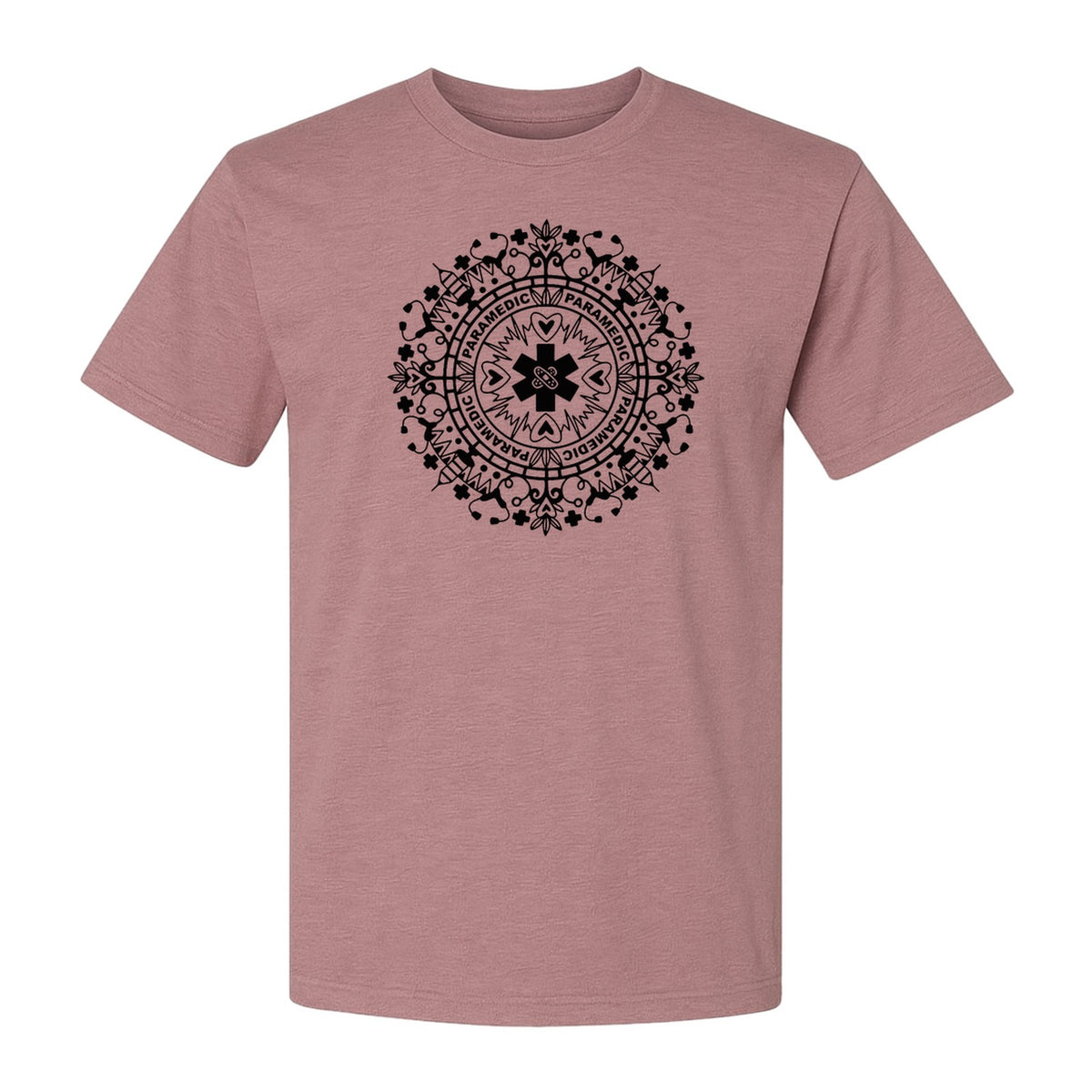Paramedic T-Shirt, Mandala Medical Graphic for EMS and Healthcare Workers