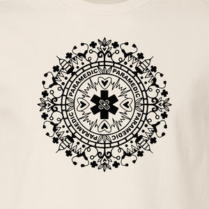 Paramedic T-Shirt, Mandala Medical Graphic for EMS and Healthcare Workers