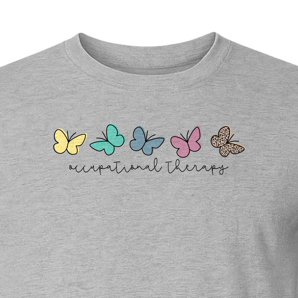 Occupational Therapy T-Shirt, Butterfly Design for Therapists and OT Students