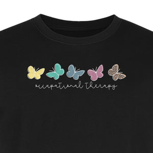 Occupational Therapy T-Shirt, Butterfly Design for Therapists and OT Students