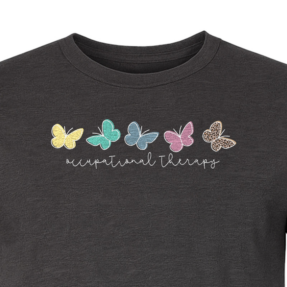 Occupational Therapy T-Shirt, Butterfly Design for Therapists and OT Students