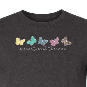 Occupational Therapy T-Shirt, Butterfly Design for Therapists and OT Students