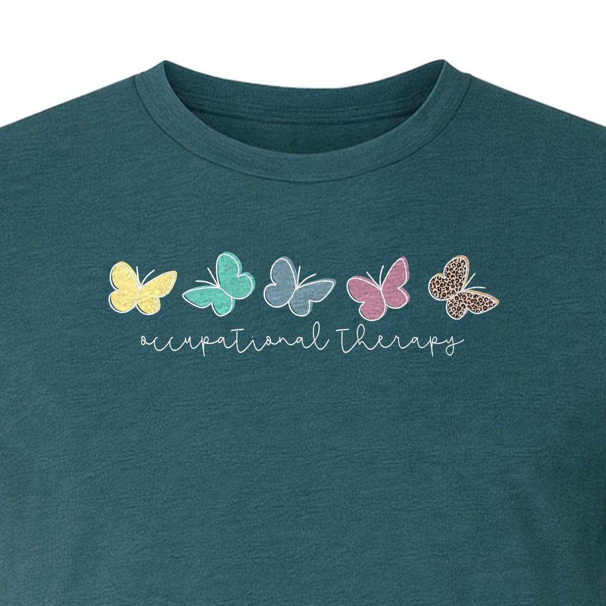 Occupational Therapy T-Shirt, Butterfly Design for Therapists and OT Students