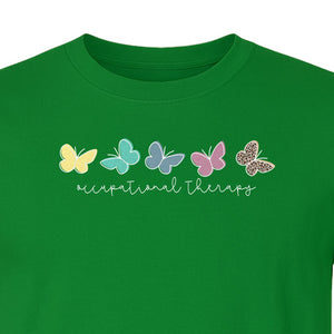 Occupational Therapy T-Shirt, Butterfly Design for Therapists and OT Students