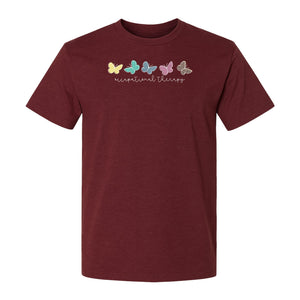 Occupational Therapy T-Shirt, Butterfly Design for Therapists and OT Students