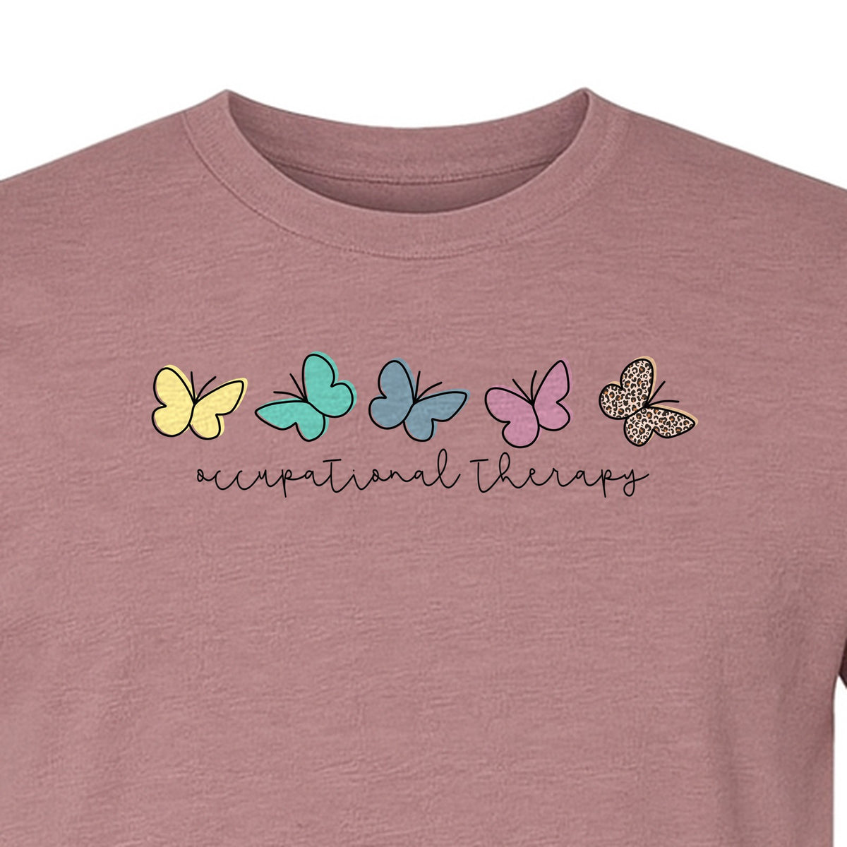 Occupational Therapy T-Shirt, Butterfly Design for Therapists and OT Students