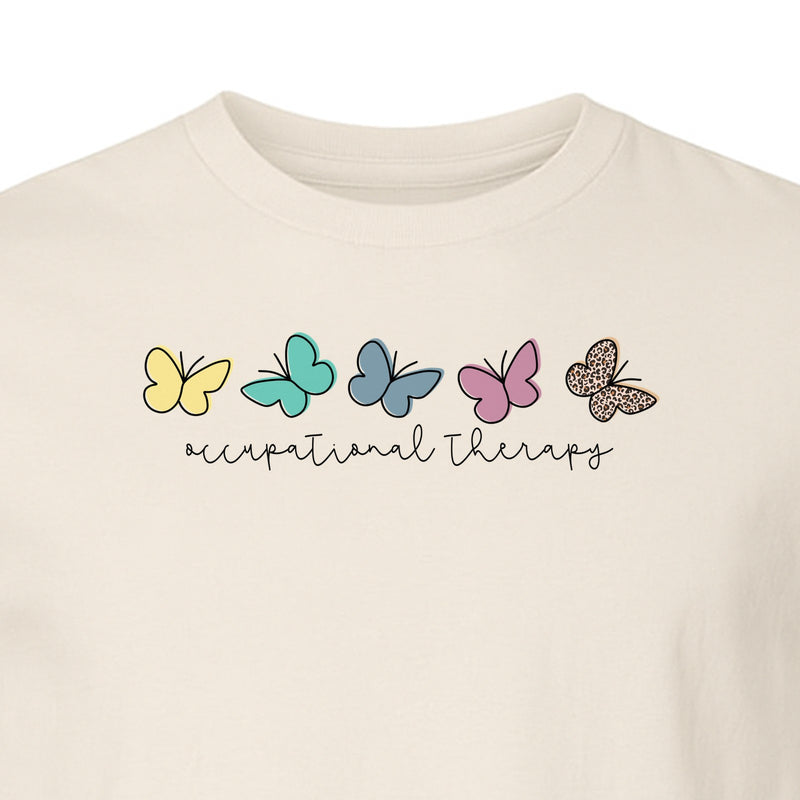 Occupational Therapy T-Shirt, Butterfly Design for Therapists and OT Students