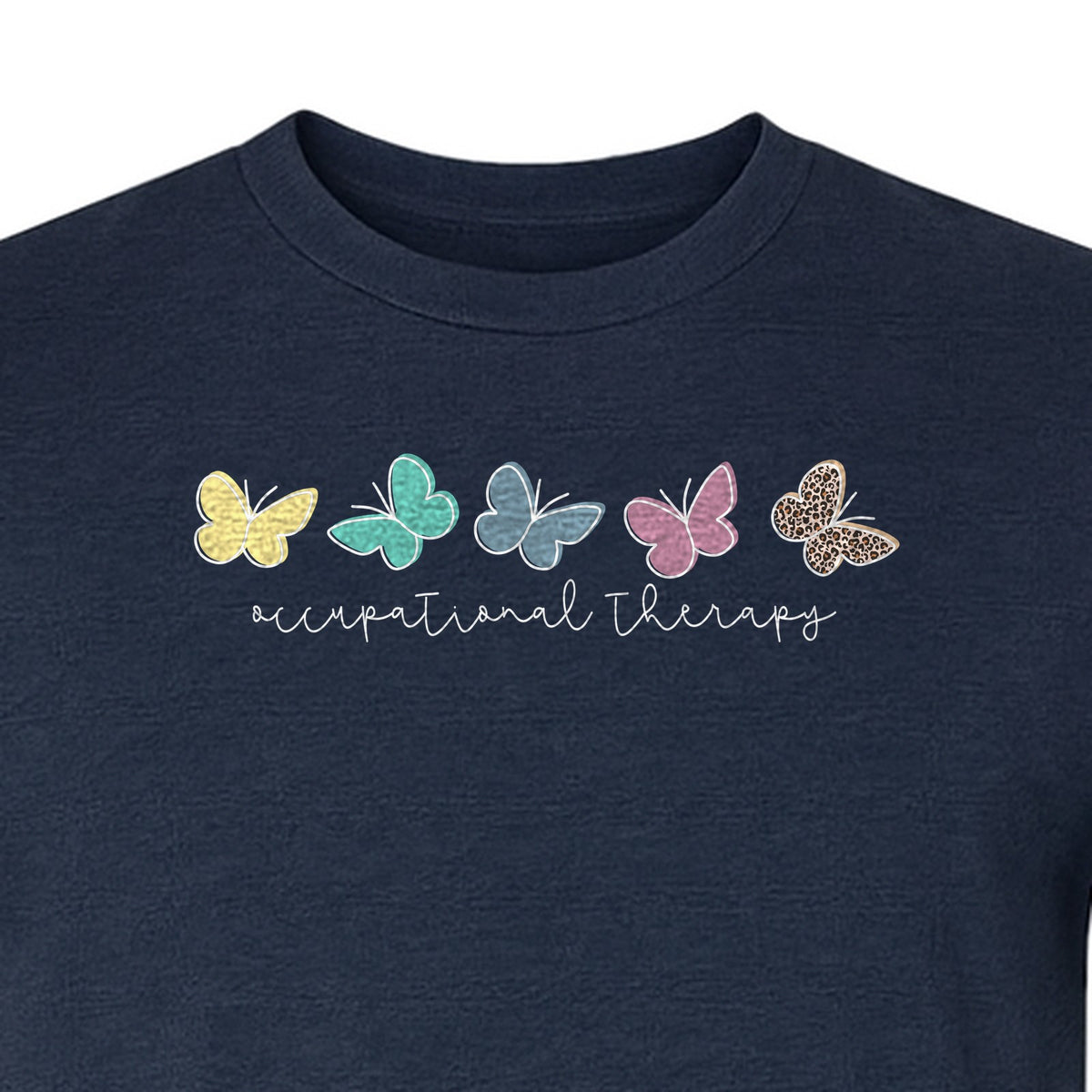 Occupational Therapy T-Shirt, Butterfly Design for Therapists and OT Students
