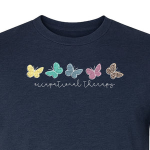 Occupational Therapy T-Shirt, Butterfly Design for Therapists and OT Students