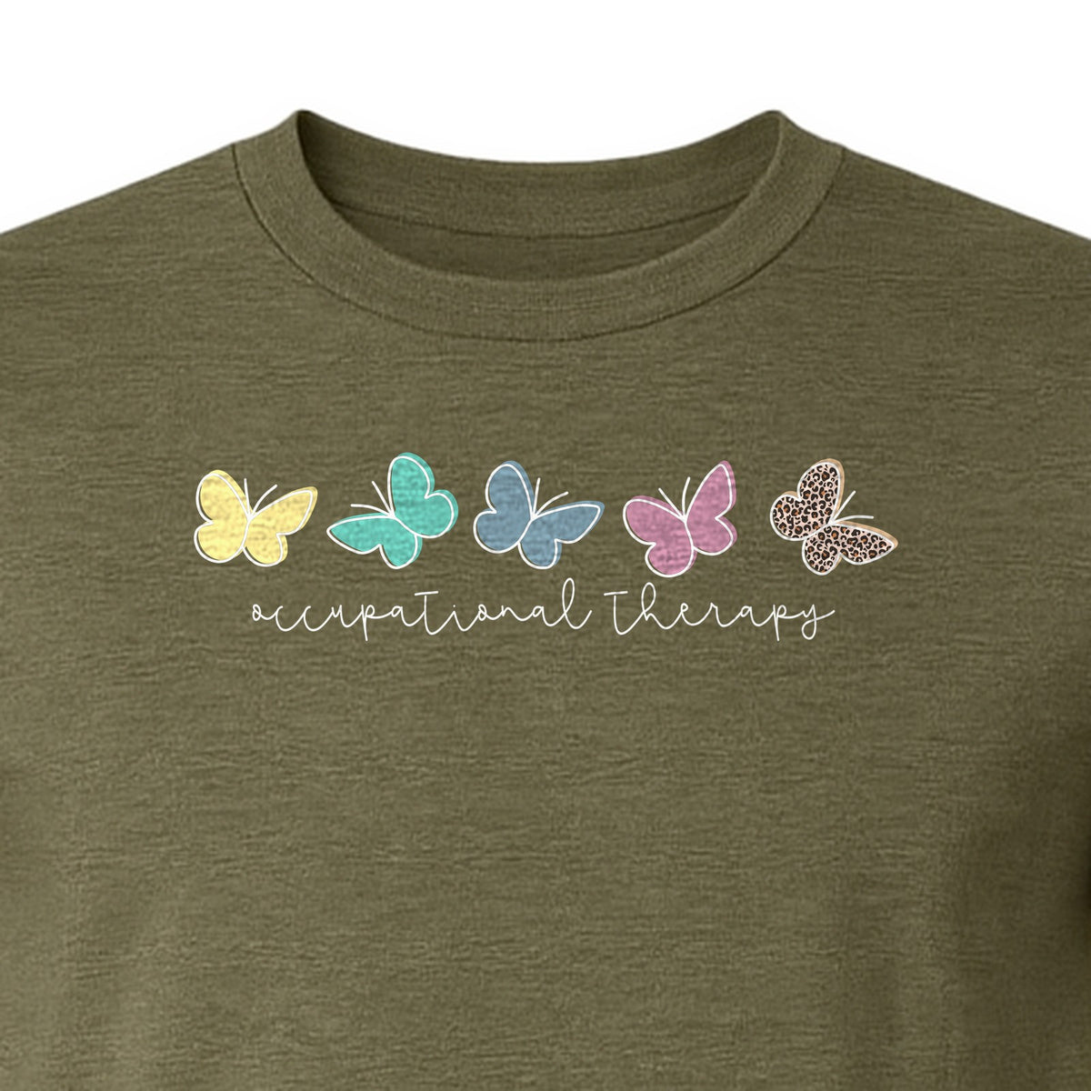 Occupational Therapy T-Shirt, Butterfly Design for Therapists and OT Students
