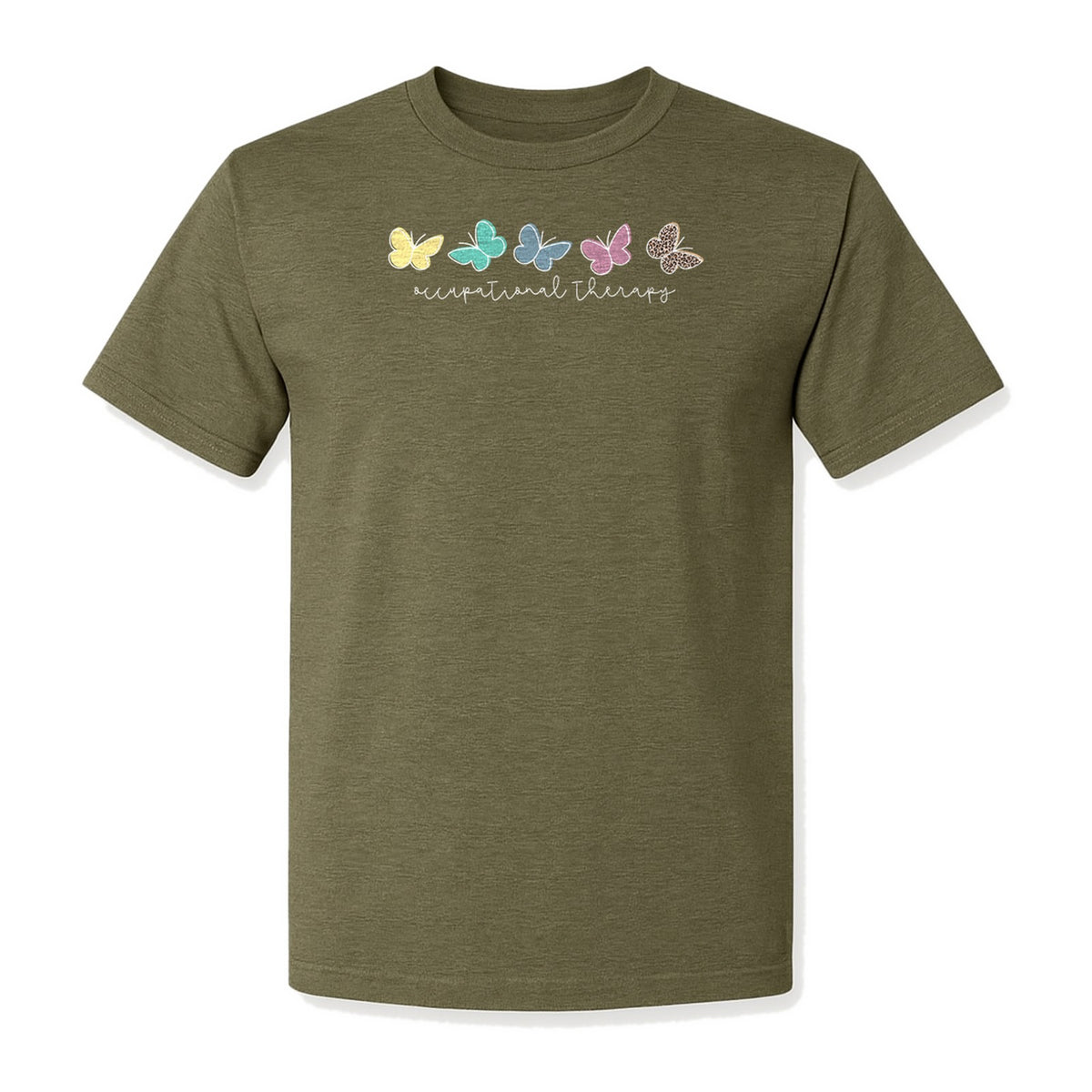 Occupational Therapy T-Shirt, Butterfly Design for Therapists and OT Students