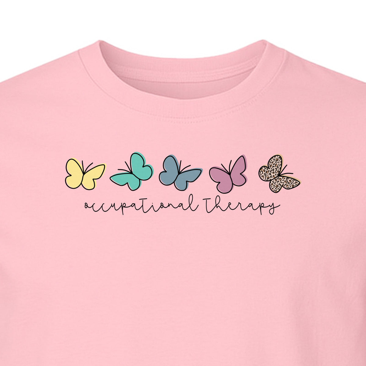 Occupational Therapy T-Shirt, Butterfly Design for Therapists and OT Students