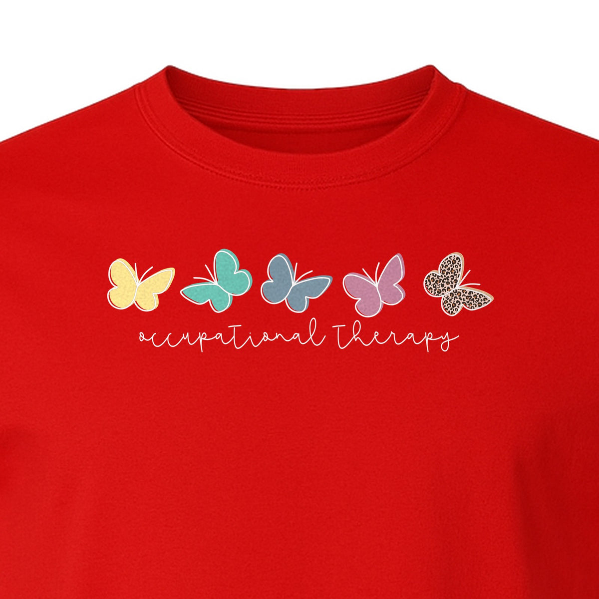 Occupational Therapy T-Shirt, Butterfly Design for Therapists and OT Students