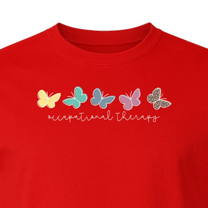 Occupational Therapy T-Shirt, Butterfly Design for Therapists and OT Students