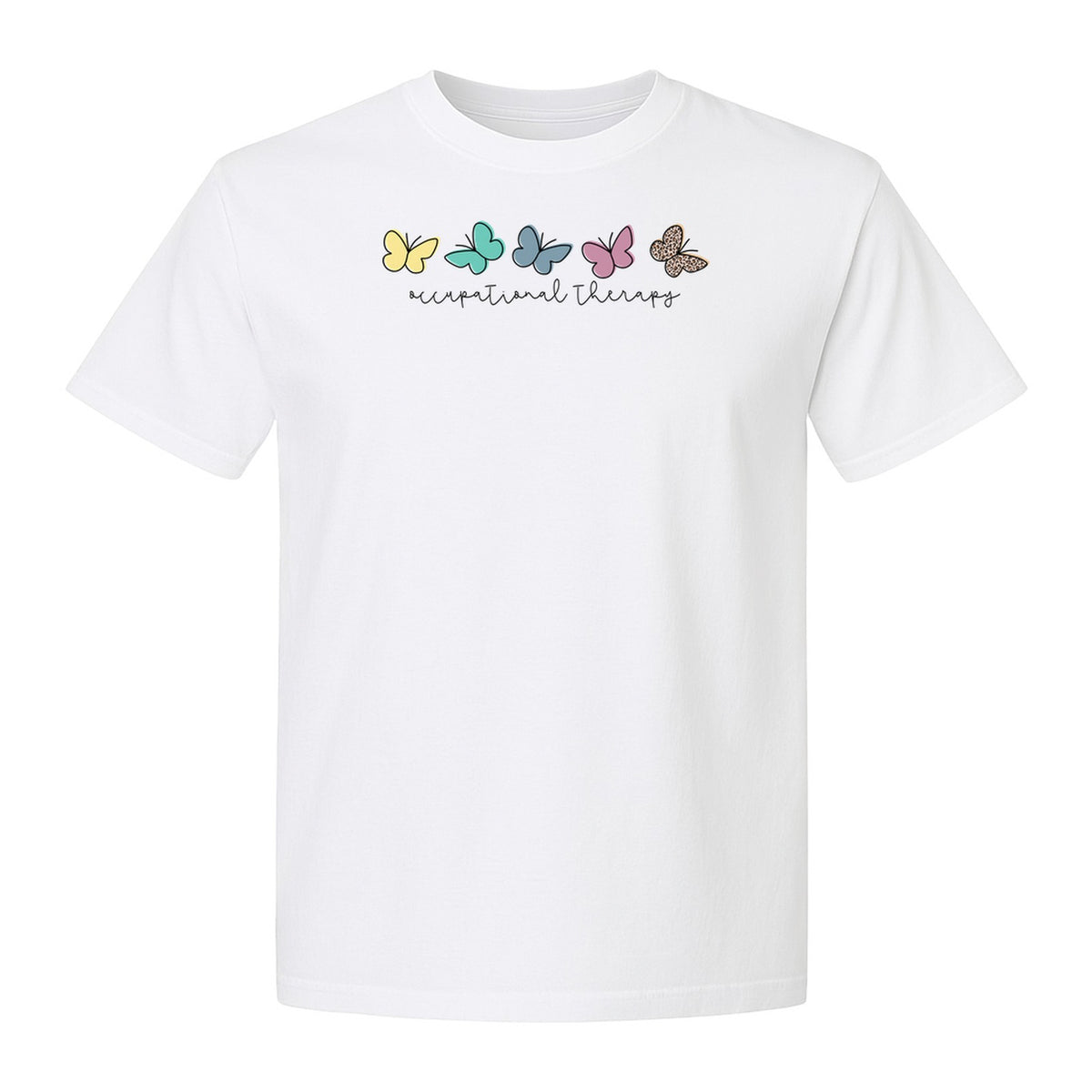Occupational Therapy T-Shirt, Butterfly Design for Therapists and OT Students