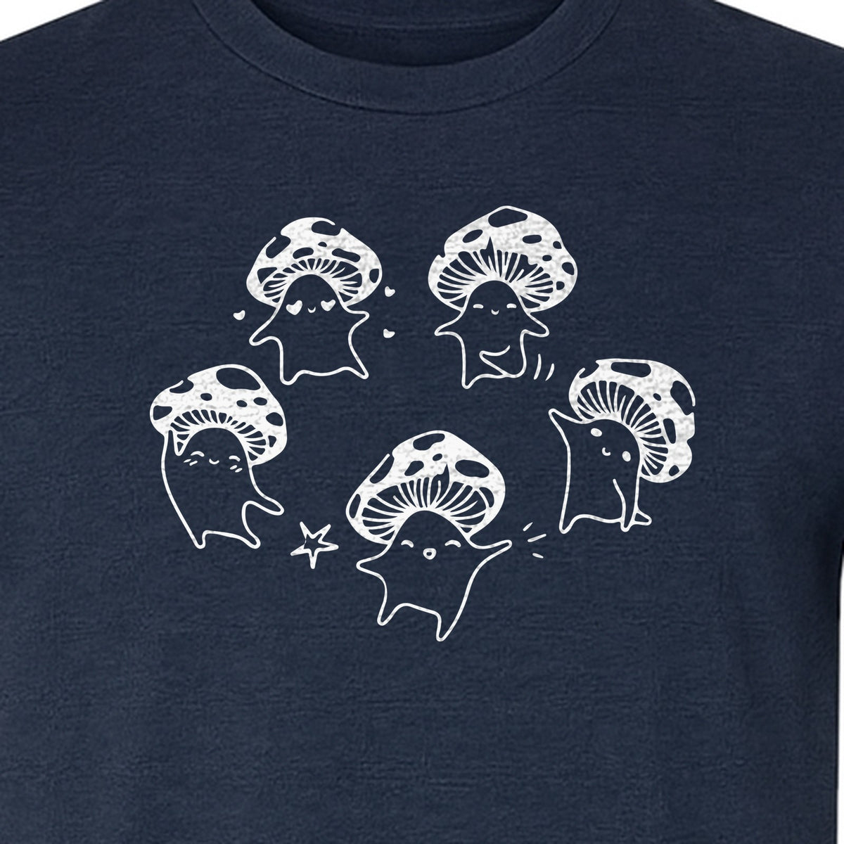Dancing Mushroom T-Shirt, Cute Characters for Fungi Fans and Nature Lovers