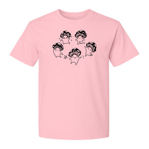 Dancing Mushroom T-Shirt, Cute Characters for Fungi Fans and Nature Lovers