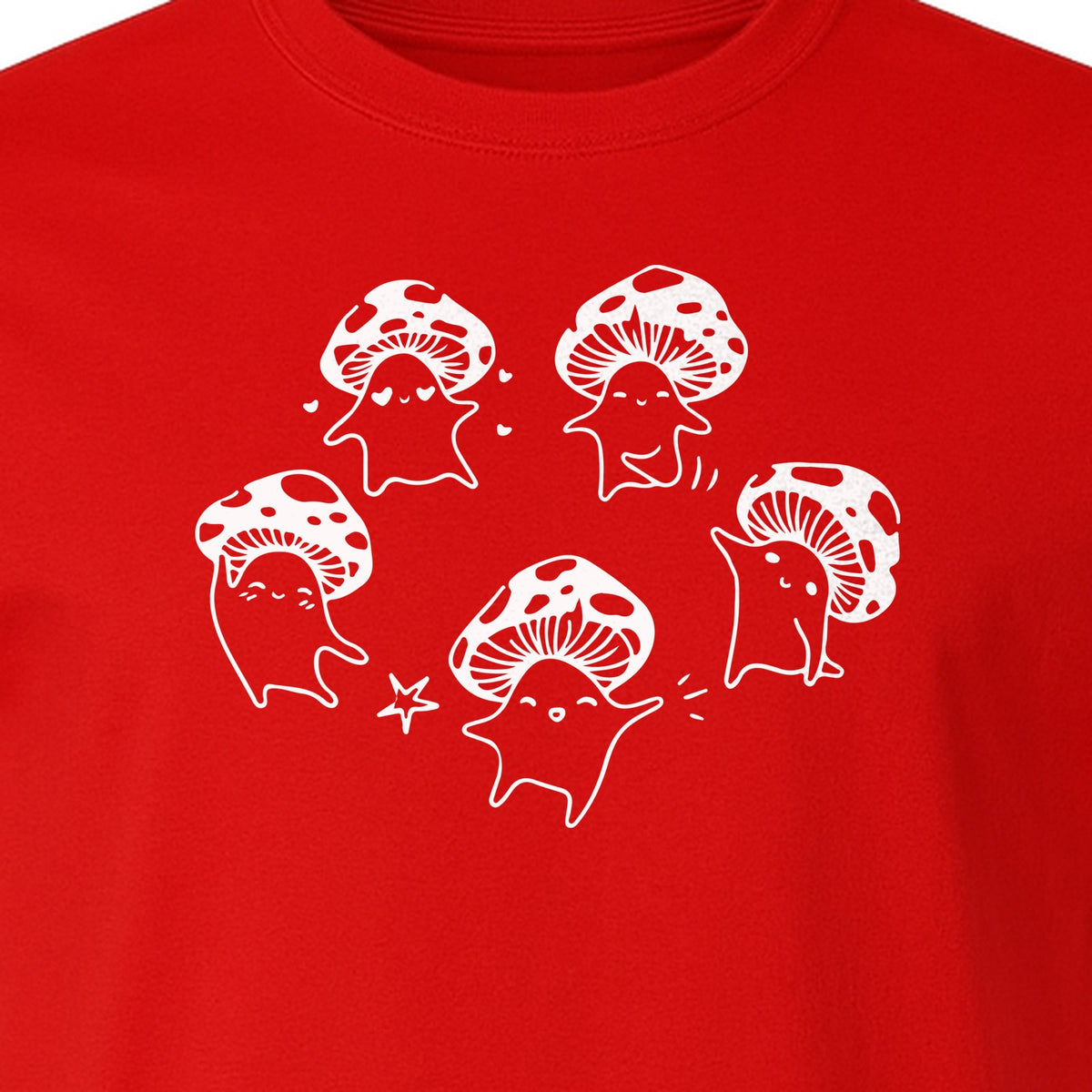 Dancing Mushroom T-Shirt, Cute Characters for Fungi Fans and Nature Lovers