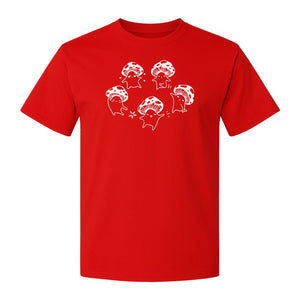 Dancing Mushroom T-Shirt, Cute Characters for Fungi Fans and Nature Lovers