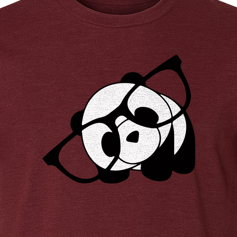 Panda T-Shirt, Cute Glasses Animal Graphic for Kawaii Style Fans and Wildlife Lovers
