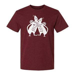 Rat T-Shirt, Hugging Rodent Illustration for Animal Lovers and Pocket Pet Owners